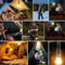 Solar Hanging Lights Waterproof LED Tent Lights For Camping Patio And Emergency Use 12