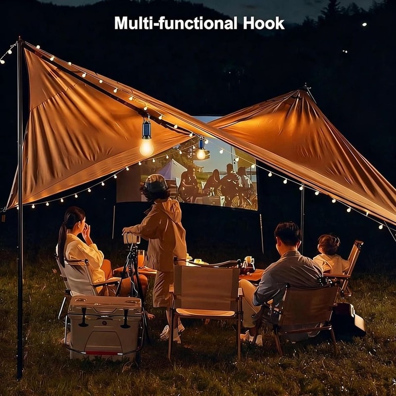 Solar Hanging Lights Waterproof LED Tent Lights For Camping Patio And Emergency Use 13