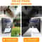 Solar Motion Sensor Lights Waterproof LED Outdoor Wall Lamps 7