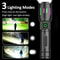 Rechargeable LED Tactical Flashlight With Zoom Beam And Work Light 1