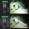 Rechargeable LED Tactical Flashlight With Zoom Beam And Work Light 6