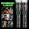 Rechargeable LED Tactical Flashlight With Zoom Beam And Work Light 7