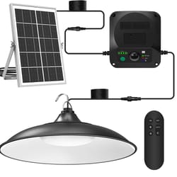 solar ceiling pendant light with remote for outdoor garden patio lighting
