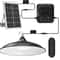 Solar Ceiling Pendant Light With Remote For Outdoor Garden Patio Lighting 0