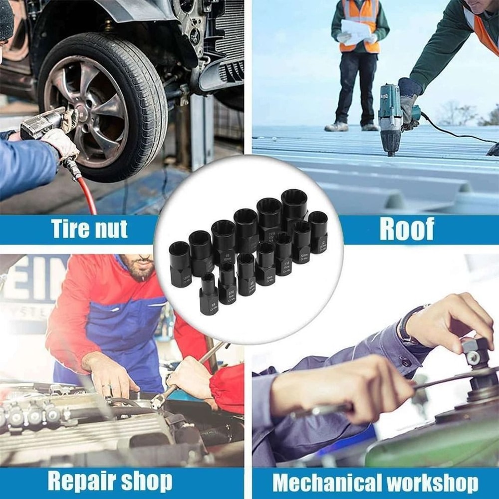 Impact Bolt Extractor Set For Stripped Nuts 5