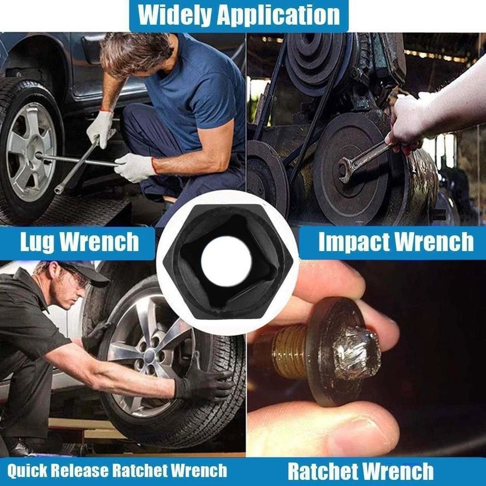 Impact Bolt Extractor Set For Stripped Nuts 6