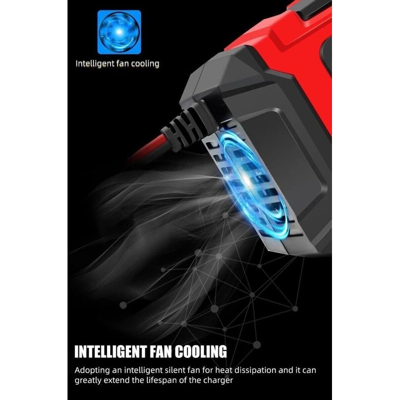 Smart Car Battery Charger Maintainer For Motorcycle AGM Batteries 10