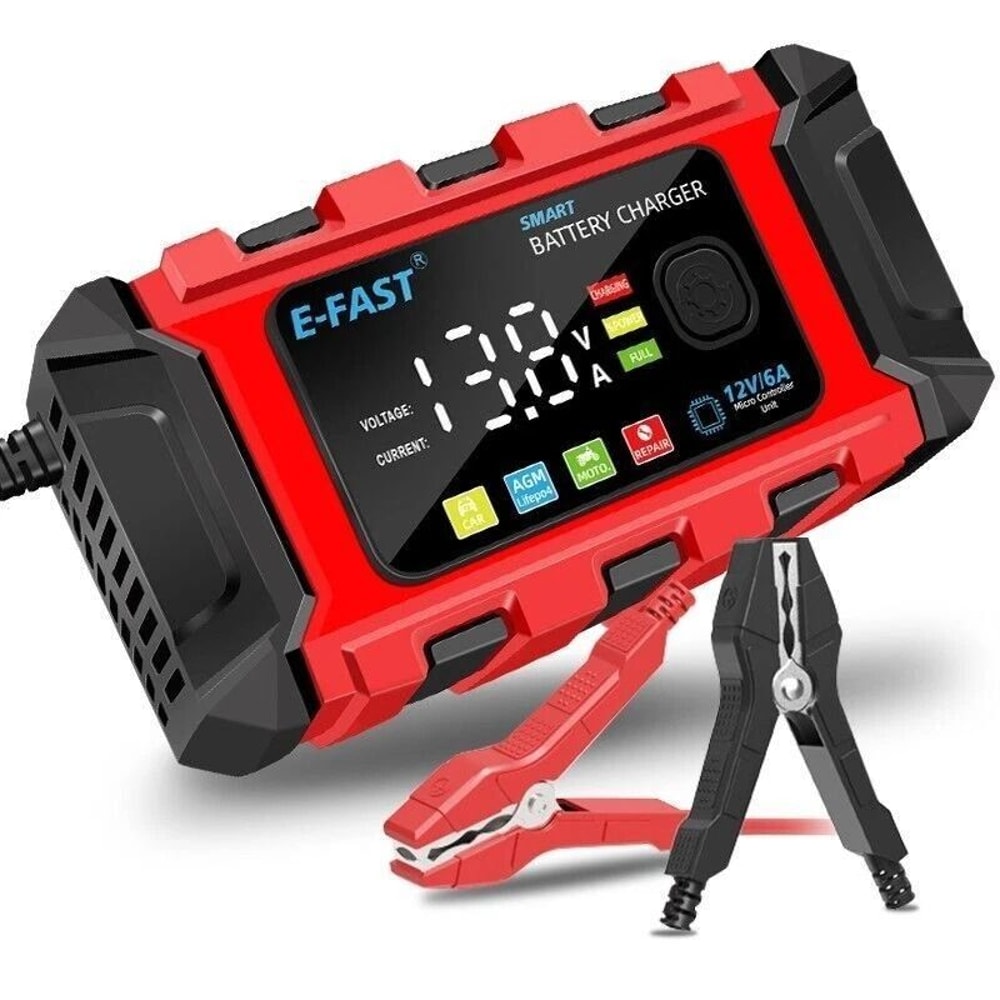 Smart Car Battery Charger Maintainer For Motorcycle AGM Batteries 0