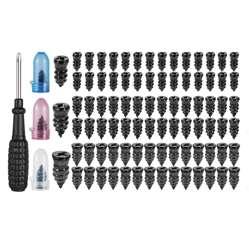 Tubeless Tire Repair Kit With Screw In Tire Plugs 0