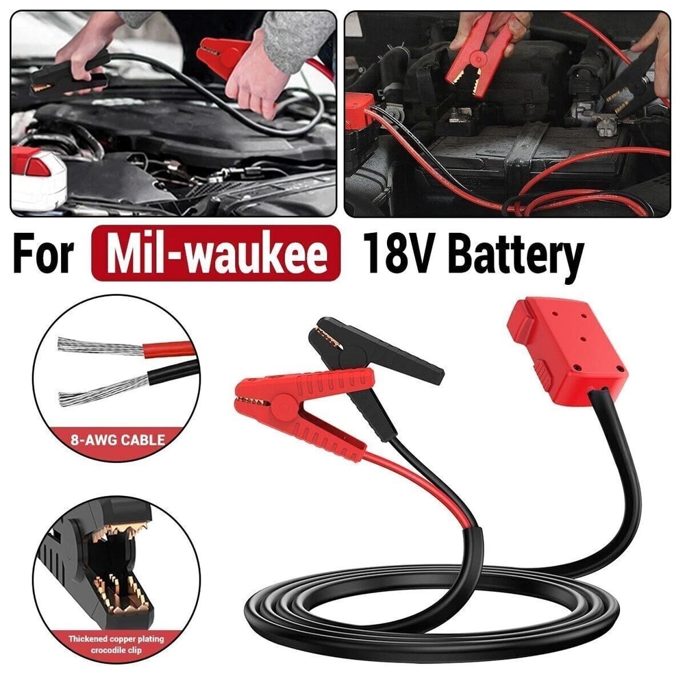 Battery Jumper Starter Kit AWG Auto Booster Cable 1