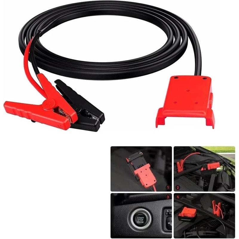 Battery Jumper Starter Kit AWG Auto Booster Cable 5