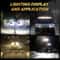 LED Work Lights Flood Lights For Truck Tractor Off Road 5