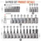 Torx Socket Set With E Sockets Star Bits And Storage Case 10