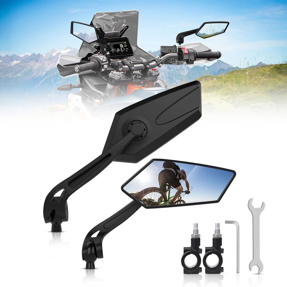 Bike Mirrors For MTB Road Bike EBike Scooter 2
