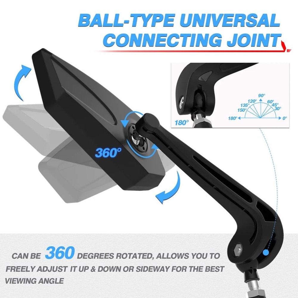 Bike Mirrors For MTB Road Bike EBike Scooter 7