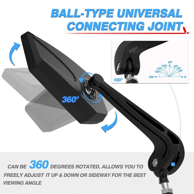 Bike Mirrors For MTB Road Bike EBike Scooter 7