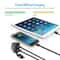 Dual USB Car Charger With Voltmeter Fast Charge Rocker Switch Panel For Truck Van 2