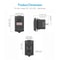 Dual USB Car Charger With Voltmeter Fast Charge Rocker Switch Panel For Truck Van 6