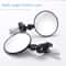 Motorcycle Bar End Mirrors 3 Inch Round Foldable Rear View Pair 2