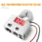 Heavy Duty Car Battery Terminal Clamps With Voltmeter For SAE Top Post 3