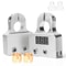 Heavy Duty Car Battery Terminal Clamps With Voltmeter For SAE Top Post 0