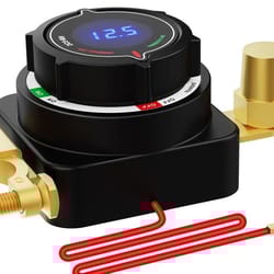 battery disconnect switch with voltmeter for rv boat car