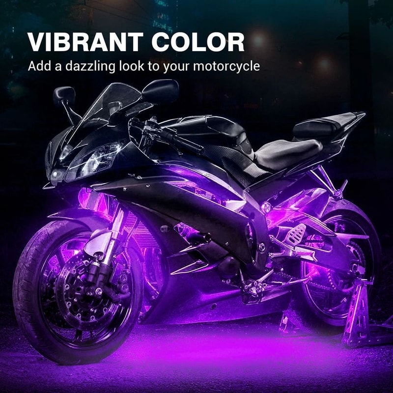 Pod RGB Motorcycle LED Underglow Light Kit With Wireless Remote 2