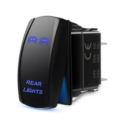 rear lights rocker switch with blue led