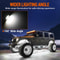 Pod Pure White LED Rock Lights Waterproof Underbody Kit 5