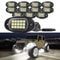Pod Pure White LED Rock Lights Waterproof Underbody Kit 7