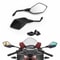 Universal Motorcycle Bar End Mirrors Pair For Handlebars 2