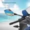 Universal Motorcycle Bar End Mirrors Pair For Handlebars 6