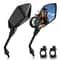 Universal Motorcycle Bar End Mirrors Pair For Handlebars 0