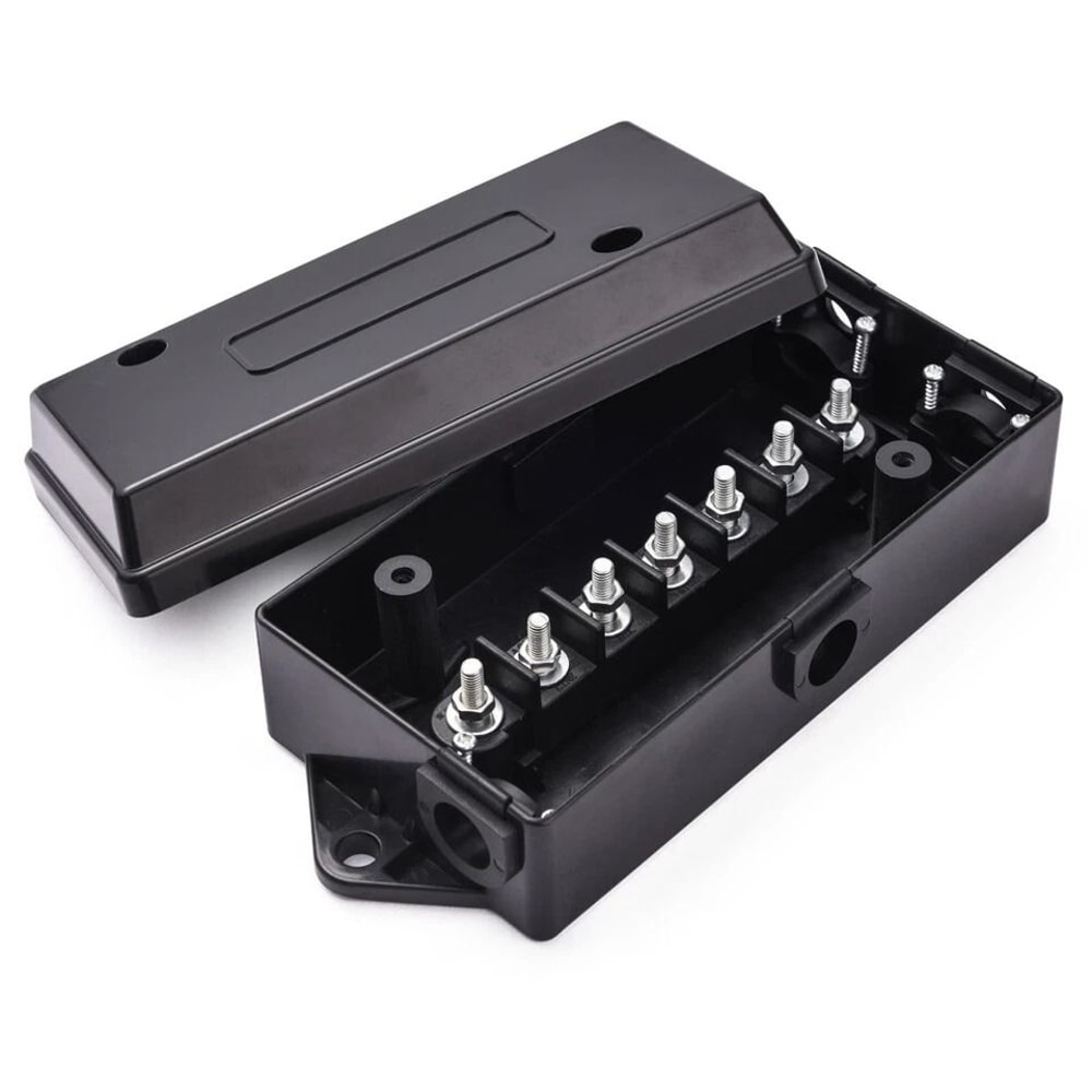 Waterproof Way Trailer Junction Box For RV Truck SUV ATV Wiring 0