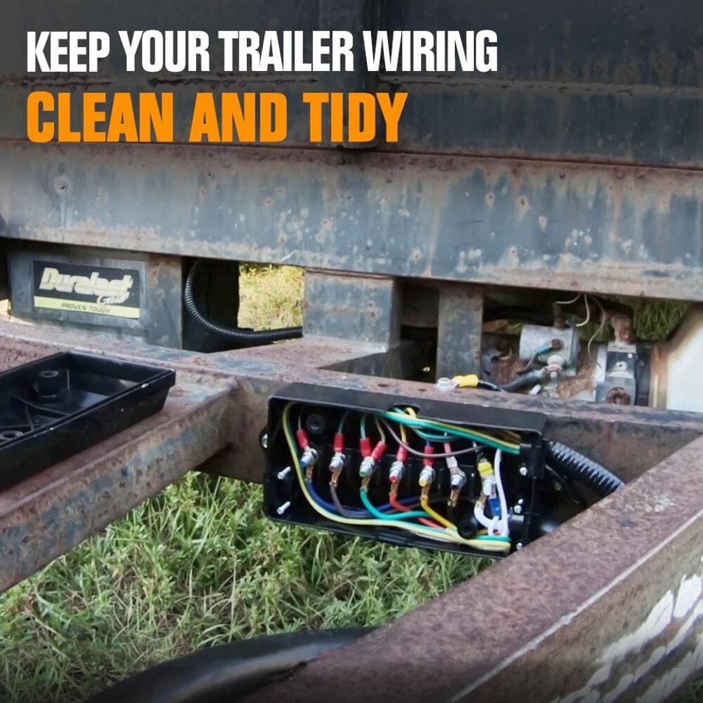 Waterproof Way Trailer Junction Box For RV Truck SUV ATV Wiring 2