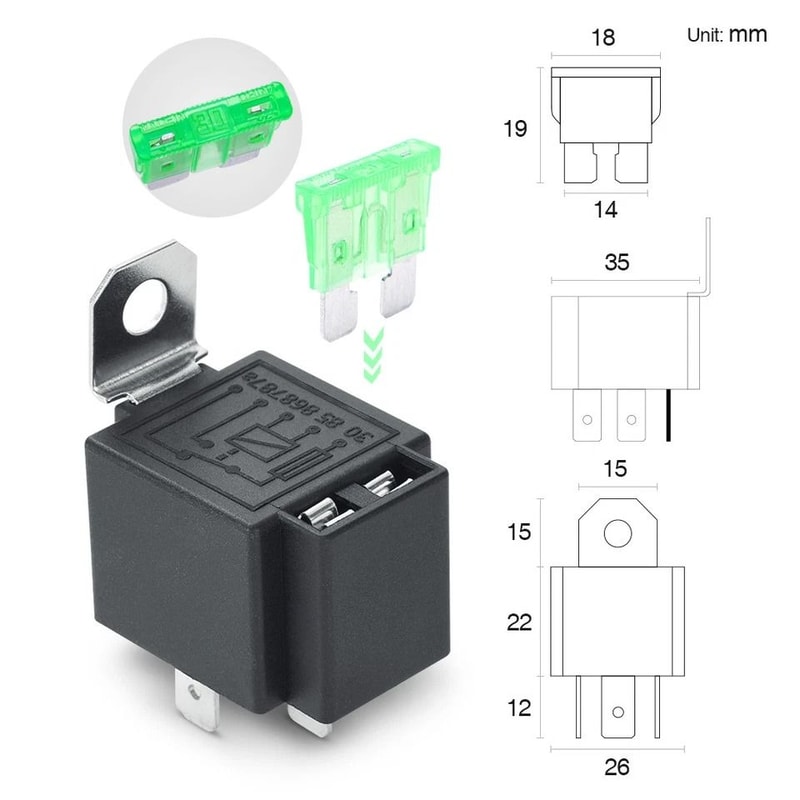 Relay Harness Kit With Pin Fused Switches 1
