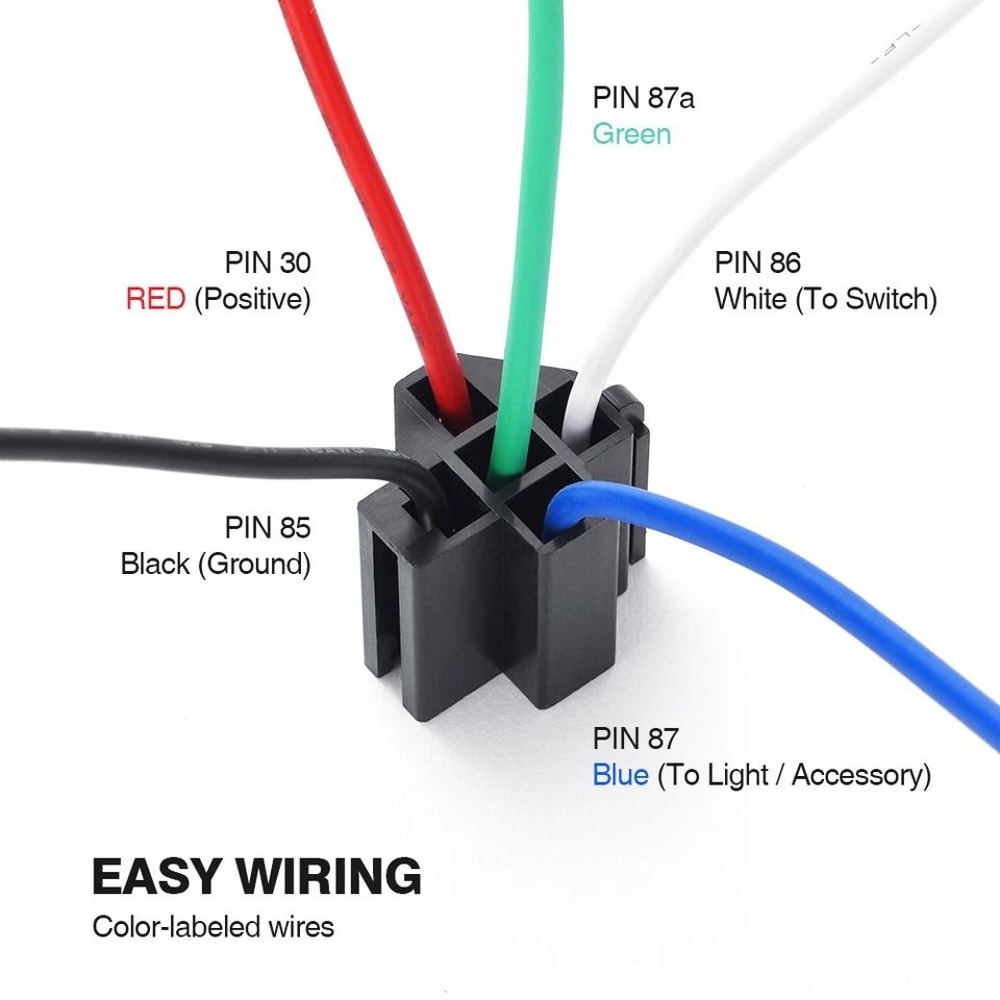 Relay Harness Kit With Pin Fused Switches 3
