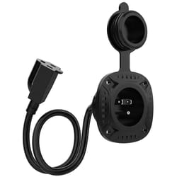 rv power port ac power inlet with cord