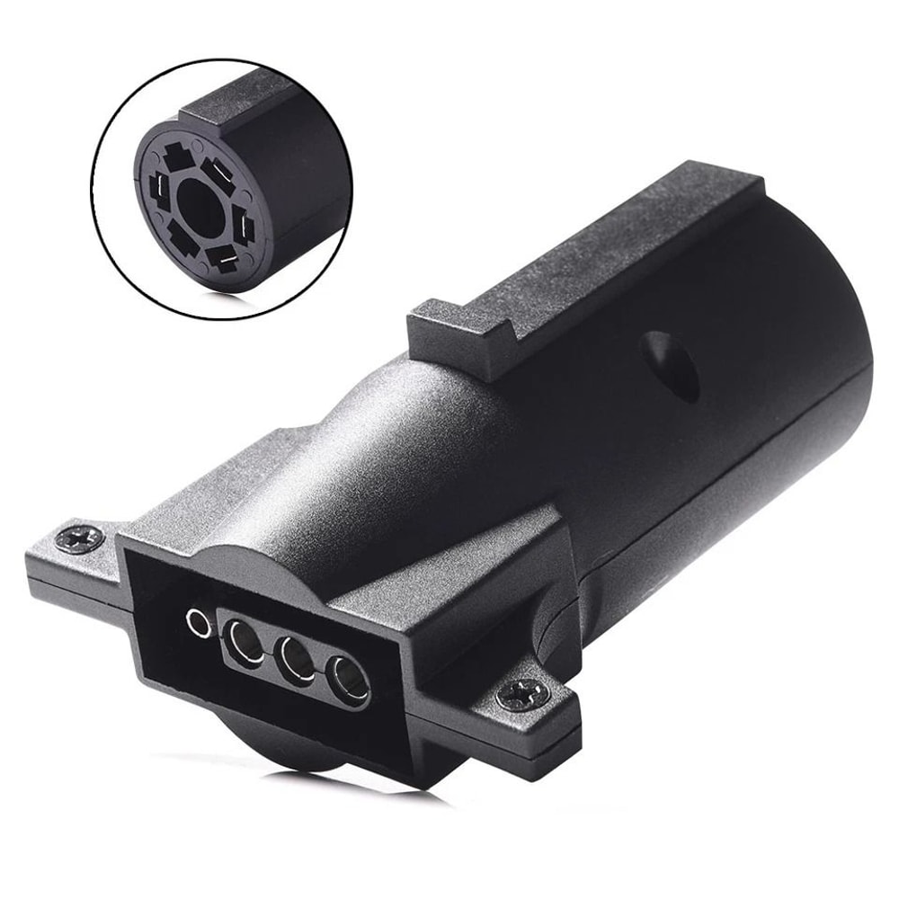 Flat Trailer Adapter RV Pin To Pin Wiring Connector 0