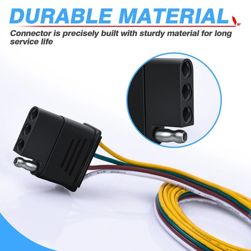Wire Trailer Tail Light Converter With Pin Wiring Harness 4