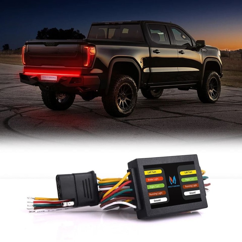 Wire Trailer Tail Light Converter With Pin Wiring Harness 6