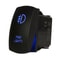 FOG Lights Laser Rocker Switch OnOff Button Blue Led SPST 0