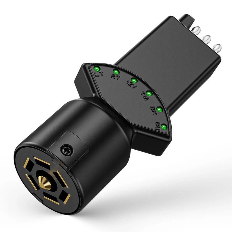 Way Trailer Light Tester For RV Truck Towing 1