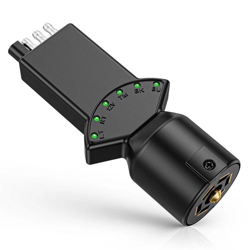 Way Trailer Light Tester For RV Truck Towing 2