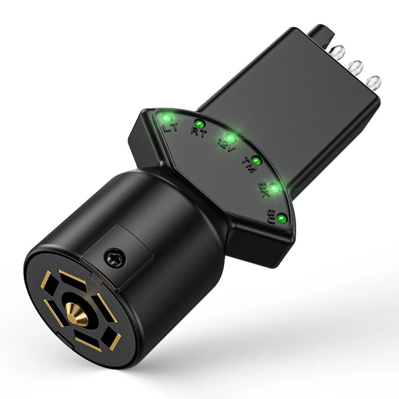 Way Trailer Light Tester For RV Truck Towing 4