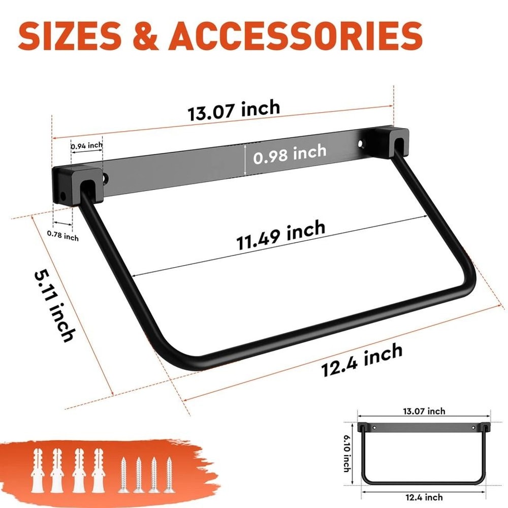 Pair RV Wall Mounted Shoe Rack Space Saving Camper Entryway Organizer 2