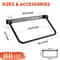 Pair RV Wall Mounted Shoe Rack Space Saving Camper Entryway Organizer 2