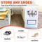 Pair RV Wall Mounted Shoe Rack Space Saving Camper Entryway Organizer 4