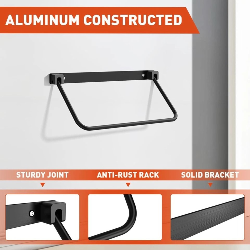 Pair RV Wall Mounted Shoe Rack Space Saving Camper Entryway Organizer 7