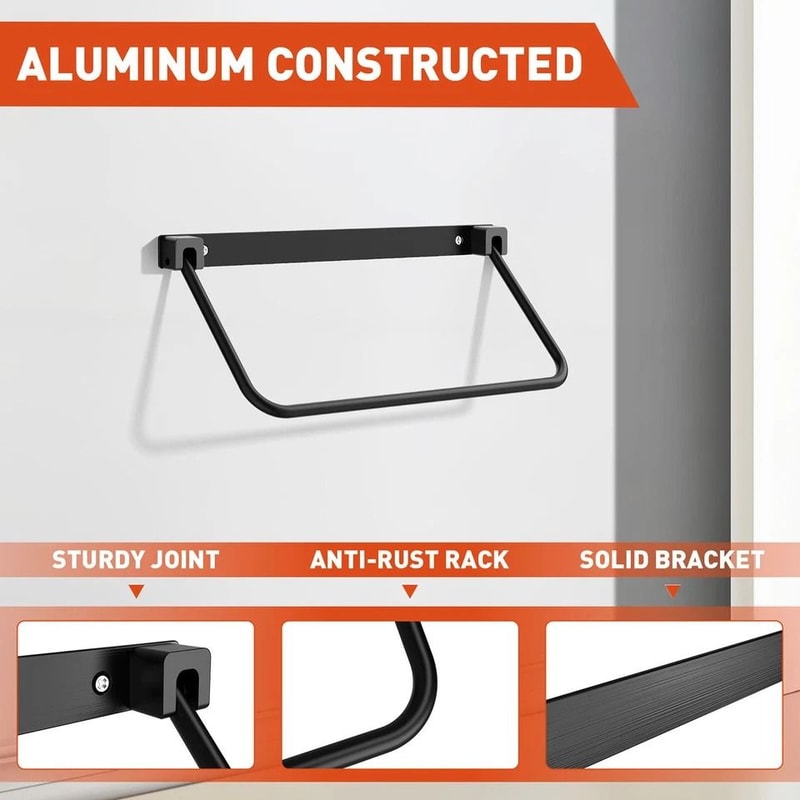 Pair RV Wall Mounted Shoe Rack Space Saving Camper Entryway Organizer 7